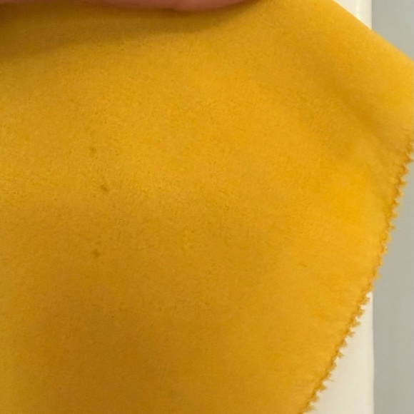 3.1 Phillip Lim Womans Mustard Yellow 100% Silk Top Flutter Sleeves Size 6 - Picture 16 of 16